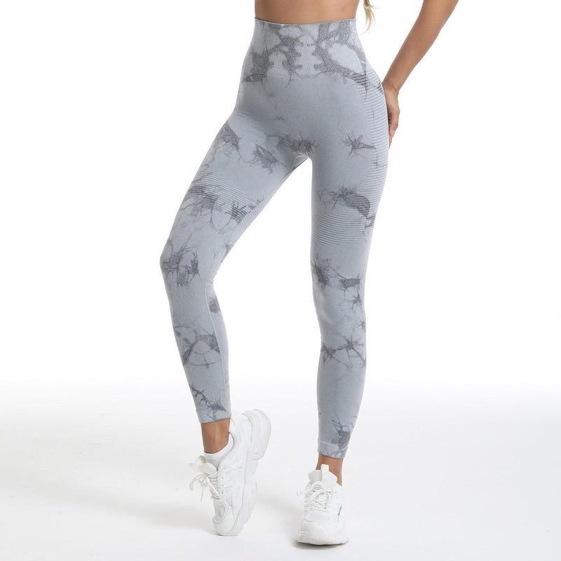 Calça Legging Tie Dye Levanta Bumbum Sem Costura Esportiva - Legging DAY - Academia | Corrida | Yoga - Legging Day